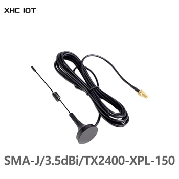 2.4 Ghz Wifi Uhf Издънка Антена SMA Plug TX2400-XPL-150 XHCIOT С Висок коефициент на усилване на 3,5 дби 1,5 м Удлинительный Кабел uhf Радиоантенна 2,4 g