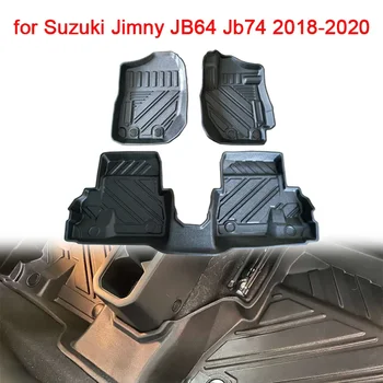 Автомобилни Постелки TPE За Левостороннего/Правото на Управление, Автоматична/Ръчна Скоростна Кутия, Килим за Suzuki Jimny JB64 Jb74 2018-2020